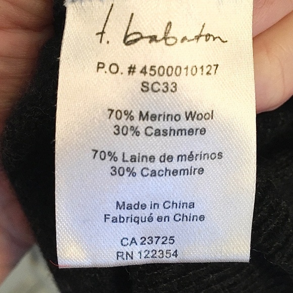 Aritzia Babaton Knit sweater dress Wool Cashmere Minimalist Charcoal Gray XS - Picture 9 of 11